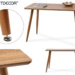 MESA RECTANGULAR EFECTO MADERA