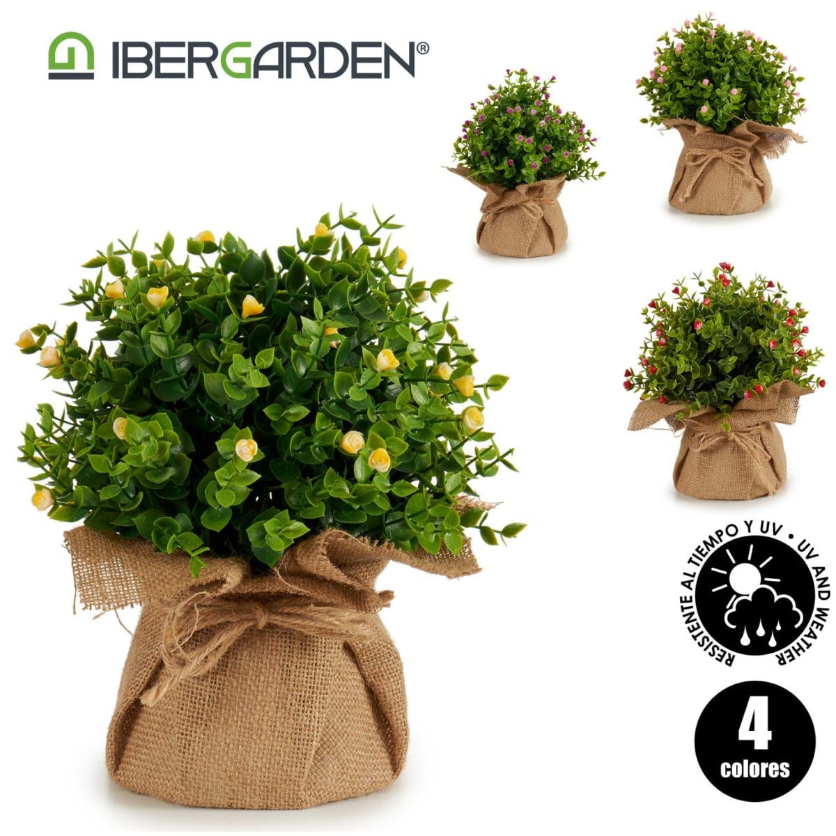 MACETA SACO FLOR PQ. AMARILLA - Imagen 2