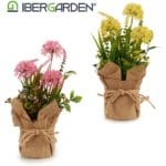 MACETA SACO TALLO ROSA