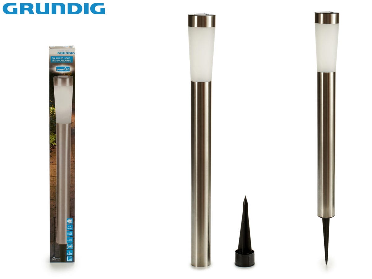 LAMPARA SOLAR 2 LEDS 90 CM - Imagen 1