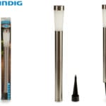 LAMPARA SOLAR 2 LEDS 90 CM