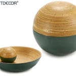 BOLA BAMBU GRIS 10 CM