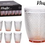 VASO PUNTOS 30 CL. AMBAR