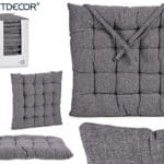 COJIN SILLA LISO GRIS OSCURO