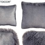 COJIN PELO CORTO GRIS OSC. 40 CM