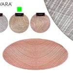 TAPETE REDONDO BEIGE 38 CM