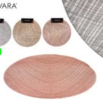 TAPETE REDONDO GRIS 38 CM