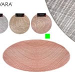 TAPETE REDONDO ROSA 38 CM