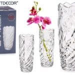 FLORERO MARGARITAS 12X12X24,5 CM