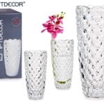 FLORERO BURBUJAS 13X13X29 CM