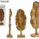 HOJA C/ SOPORTE DORADA 17X8X43,5