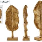 HOJA C/ SOPORTE DORADA 10X6,5X33