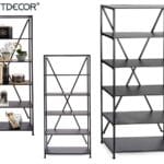 ESTANTERIA METAL 6 BALDAS NEGRA