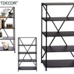 ESTANTERIA METAL 5 BALDAS NEGRA