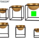 CUENCO CON SOPORTE CUADRADO GR.
