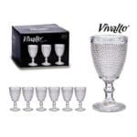 COPA VINO PUNTOS TRANSPARENTE