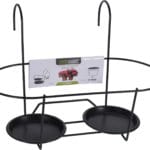 SOPORTE 2 MACETAS CON GANCHOS