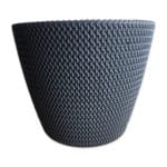 MACETA SPLOFY 40 CM NEGRA