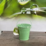 CUBO VERDE VELA CITRONELA 10 CM