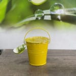 CUBO AMAR. VELA CITRONELA 10 CM