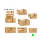 CAJA MADERA NATURAL ORG PQ.