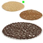 SALVAMANTEL REDONDO D38 CM BEIGE