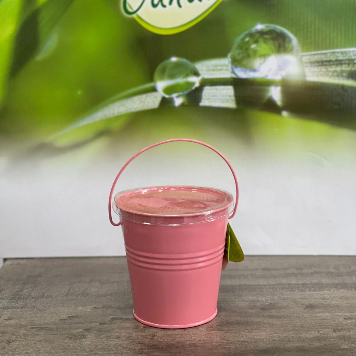 CUBO FUXIA VELA CITRONELA 10 CM - Imagen 1