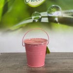 CUBO FUXIA VELA CITRONELA 10 CM