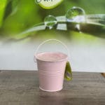 CUBO ROSA VELA CITRONELA 10 CM