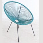 SILLON TURQUESA RATAN SINTETICO