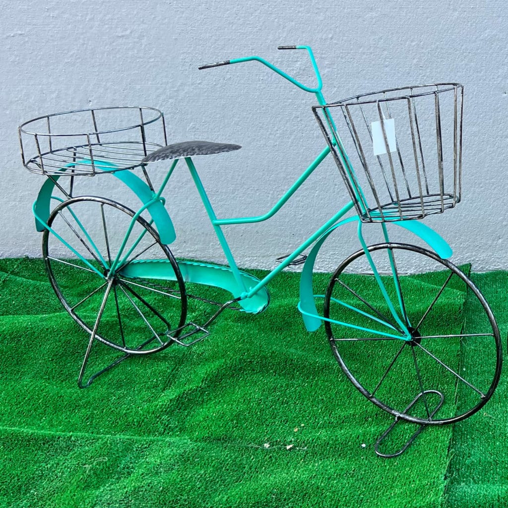 bicicleta turquesa