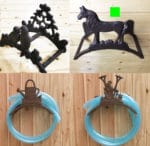 RECOGEMANGUERAS METAL CABALLO - Imagen 2