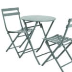 SILLA VERDE METALICA PLEGABLE