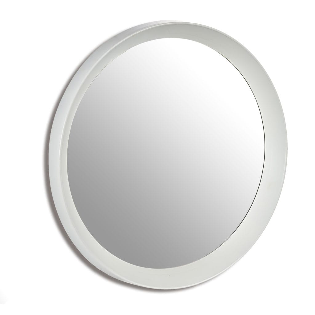 cuadro redondo blanco