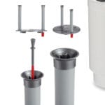 MACETA CON RESERVA AGUA 32 CM - Imagen 2