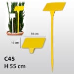 ETIQ. AMARILLA 16X10X45 1 UND.