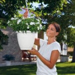 VASO PENSILE 30 CM ROSA PASTELLO - Imagen 2