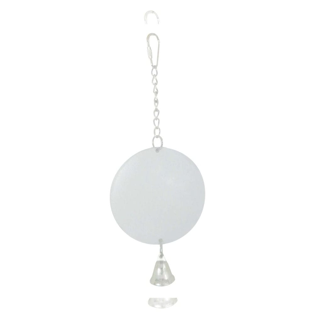 espe2 juguete espejo metalico con campana para pajaros 25 cm general 1747