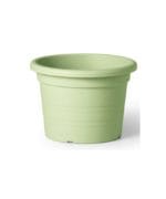 VASO CILINDRO 18 CM VERDE TIGLIO