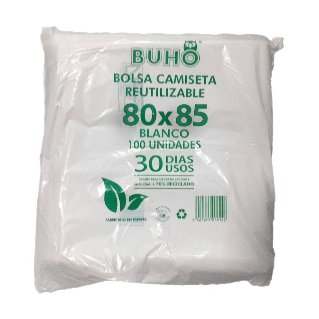 BOLSA 80X85 BL. 70 REC. 100 U.