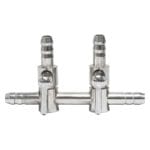 LLAVE METALICA 2 SALIDAS