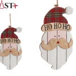 CARTEL SANTA CLAUS GORRO 30 CM.