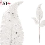 RAMA BLANCA NAVIDAD 3 PLUMAS