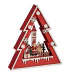 ARBOL MADERA 3 D C/LUZ TORRE