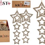 SET 2 ADORNOS ARBOL ESTRELLA