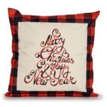 FUNDA COJIN BEIGE HAPPY NEW YEAR