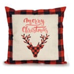 FUNDA COJIN BEIGE CIERVO