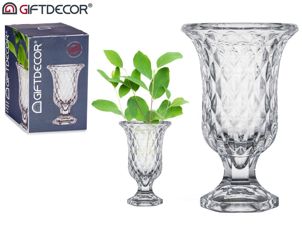 Copa vidrio 235cm diamantes