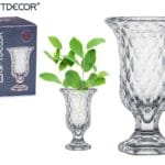 COPA VIDRIO 23,5 CM DIAMANTES