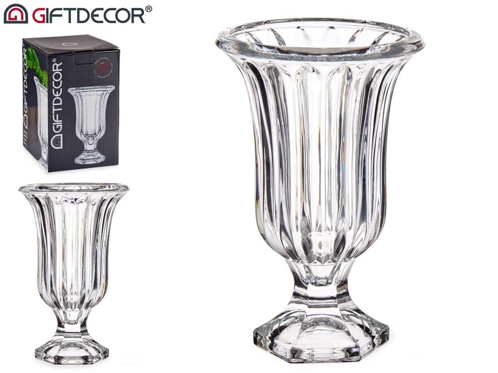 Copa vidrio 235cm rayas